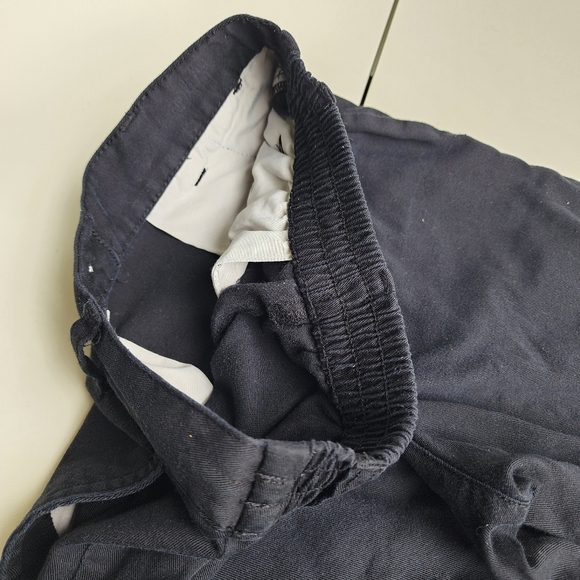 Lot Of 2 French Toast Boys Black Navy Blue  Uniform Shorts Elastic Waist Sz 8 10 - Picture 9 of 16